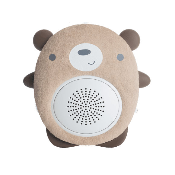 SoundBub by WavHello, White Noise Machine and Bluetooth Speaker | Portable and Rechargeable Baby Sleep Sound Soother – Benji the Bear, Brown