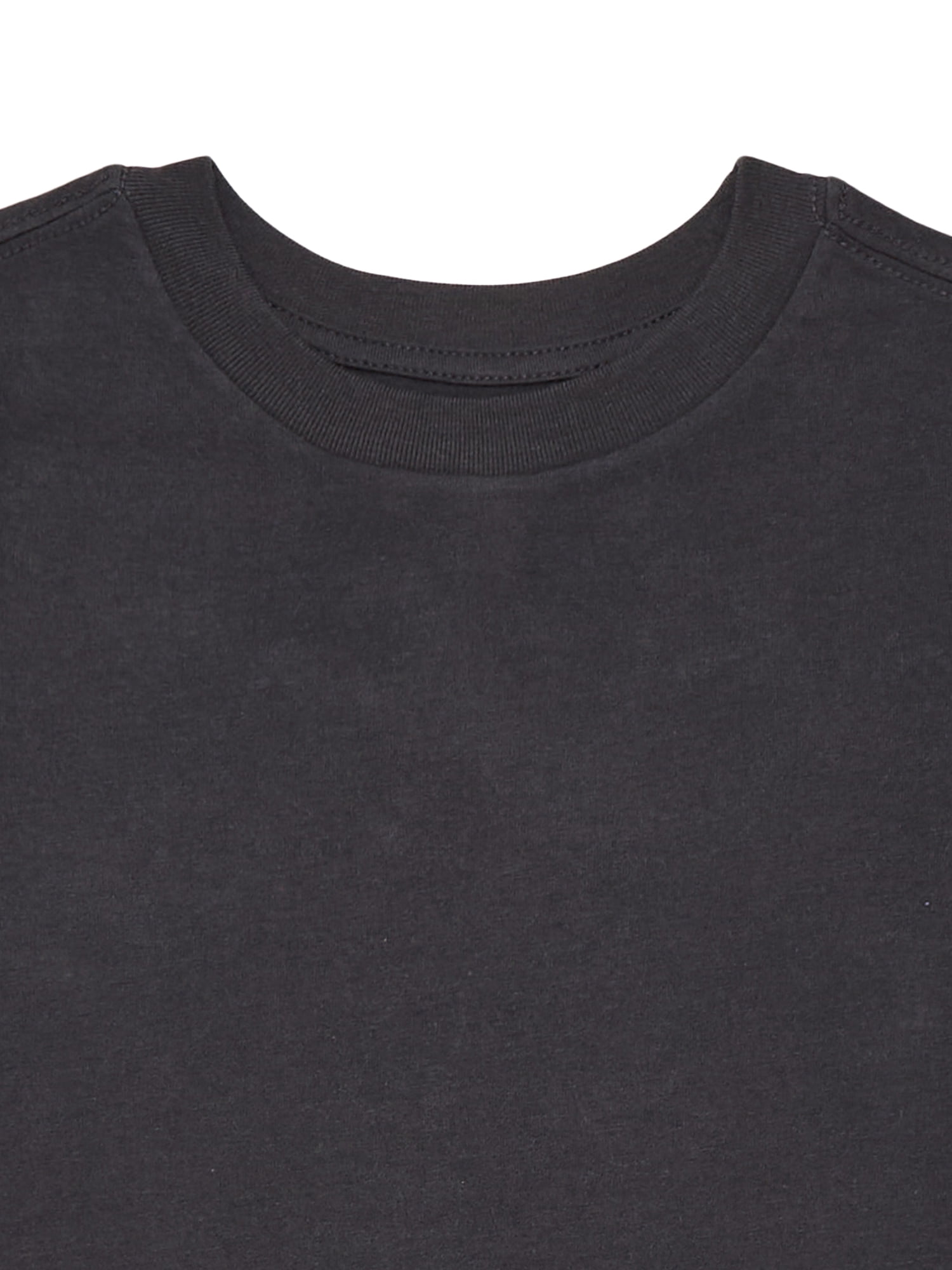 Wonder Nation Little Boys Multipack Short Sleeve Tees, 3-Pack, Sizes 4-10