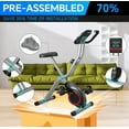 thumbnail image 4 of Lightweight 33LB Foldable Exercise Bike for Small Apartments, Stationary Bikes for Home Workout, Indoor Portable Cycling Bike with 16-Level Magnetic Resistance, 260LBS Capacity, 5.5 LBS Flywheel, 4 of 7
