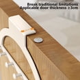 thumbnail image 4 of Over Door Hooks, No-Drill Wall Mounted Coat Rack, Heavy Duty Multi-Layer Space Saving Hanger for Clothes, Bags, Hats, Bedroom, Bathroom, Entryway, Home Organization Storage Solution, 4 of 7
