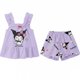 thumbnail image 3 of Conjunto de pijama de dibujos animados de Sanrio Kuromi Kids Cinnamoroll, bonito conjunto de verano de manga corta para niñas y niños de My Melody, regalo para niños, 3 of 3