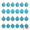 Light Blue, variant on Unique Bargains 24Pcs Christmas Tree Hanging Baubles Shatterproof Ornaments Purple 1.6"