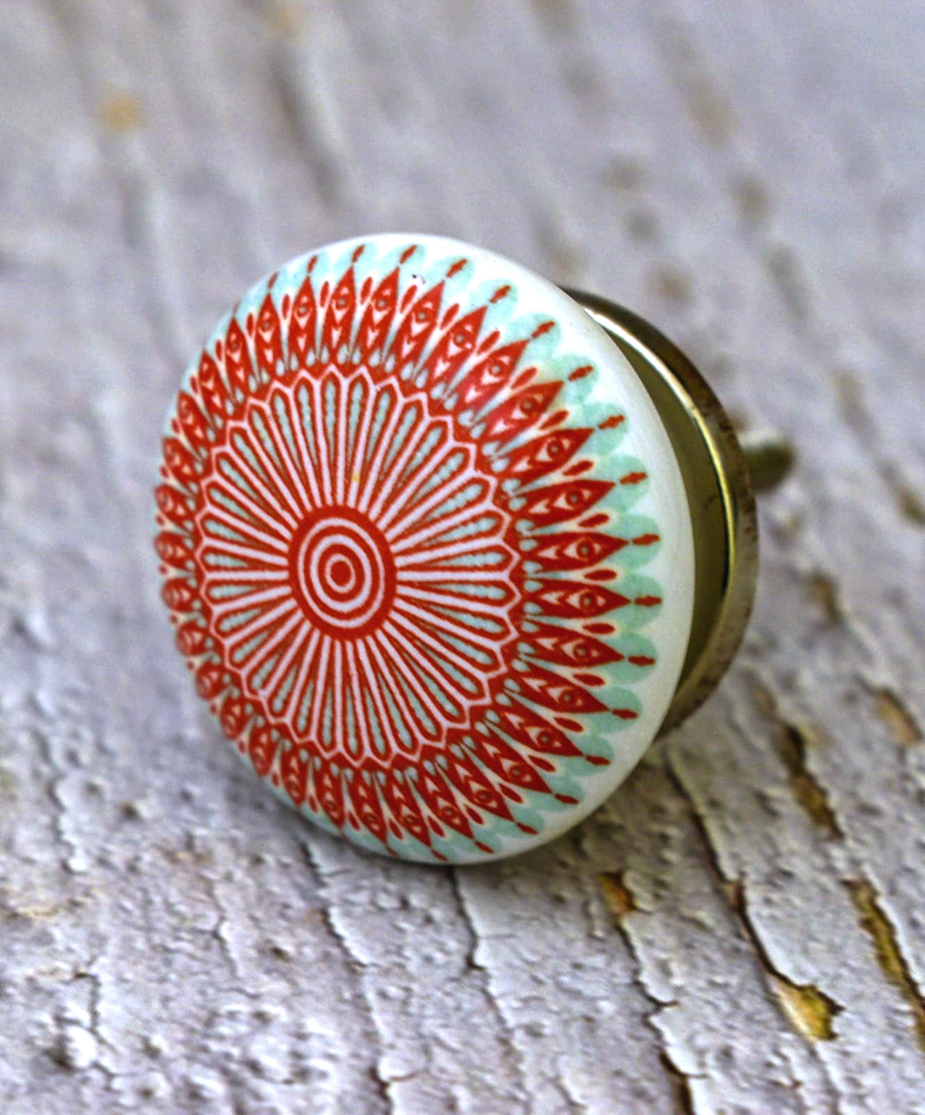 India House Ceramic Multicolor Knobs Kitchen Cabinet Drawer Knobs Hardware Knobs Handmade Knobs Cabinet Knobs Ceramic Door Knobs. Set of 20