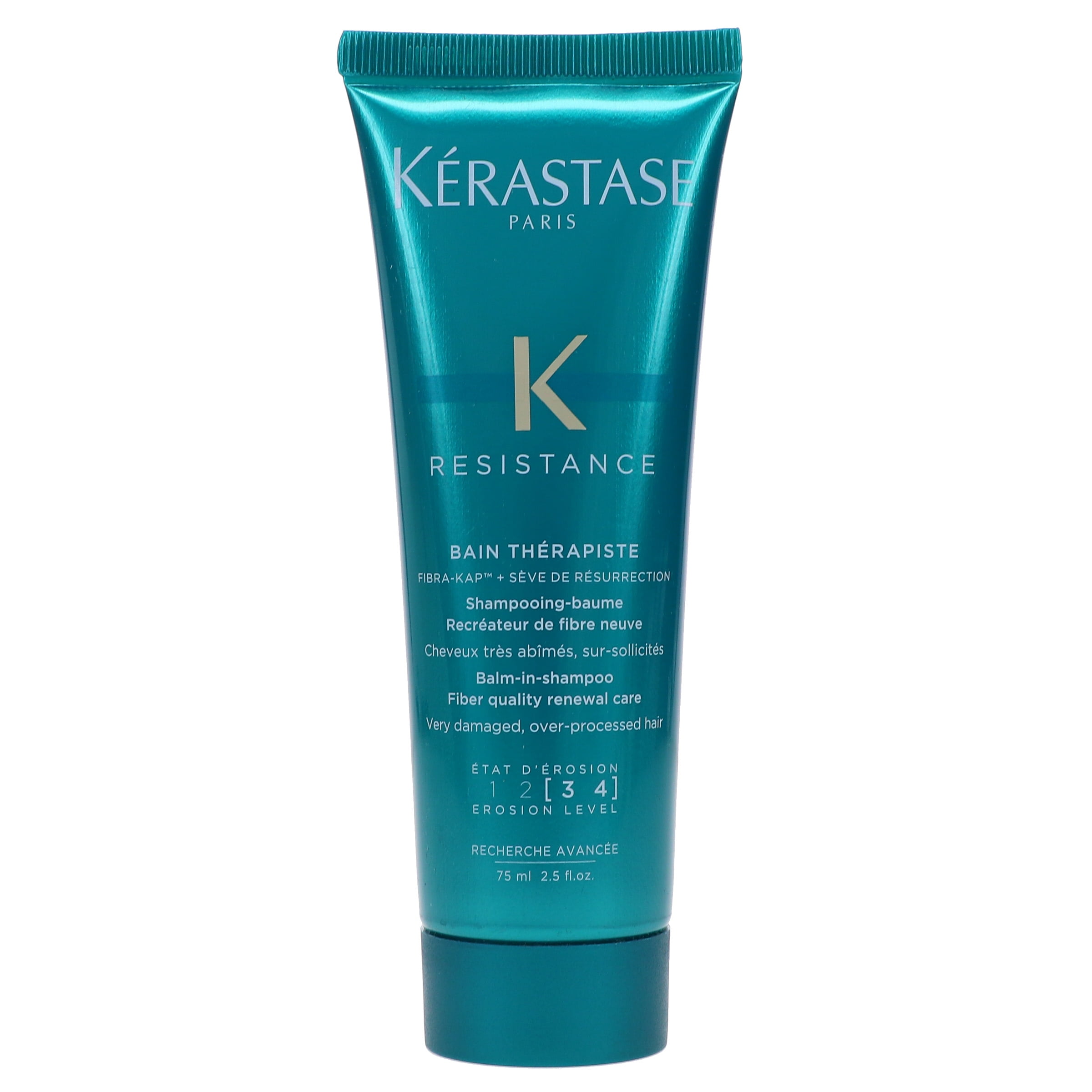 Kerastase Resistance Bain Therapiste Shampoo 2.5 oz 2 Pack