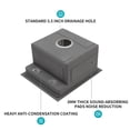 thumbnail image 4 of 15-in Undermount Bar Sink with Folding Faucet-16 Gauge Stainless Steel Workstation Prep Sink, 4 of 10