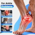 thumbnail image 2 of Biwat Cordless Ankle Brace with Massage, Foot and Ankle Massager, Rechargeable Ankle Heating Pad Heated Ankle Wrap -Ideal for Home, Office, Travel, 2 of 4