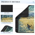 thumbnail image 4 of 2-Pack Seat Belt Covers with Flannel Seatbelt Shoulder Strap Case Adjustable Straps Soft Padding for Car Black Cat Walking Fields Medium, 4 of 8