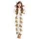 thumbnail image 2 of Pantalones largos para niña, mono con capucha y estampado de manga larga, pijama informal de invierno cálido, ropa de dormir para niña, mono de poliéster, 2 of 6