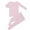 Pink, variant on WIBACKER Two-Piece Pajamas Set for Boys & Girls, Soft Viscose from Bamboo Toddler Sleepwear for Kids 12 Months-8T Pjs