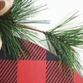 thumbnail image 5 of Parisloft Merry and Bright Buffalo Check Christmas Wood Wall Ornament, 5 of 9