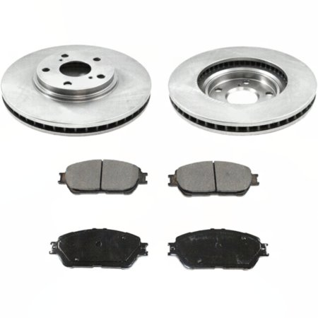 For Lexus 2004-2006 ES330 Base Sedan Brake Pad and Rotor Kit Front Brake Rotor