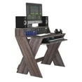 thumbnail image 6 of Glorious Sound Desk Compact Professional Studio Workstation with Pull-out Keyboard Compartment (Walnut), 6 of 6