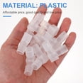 thumbnail image 2 of 10pcs Aquarium Pipe Connectors Plastic 90 Degree Elbow Coupling Fittings, 2 of 8