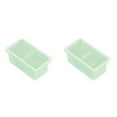 thumbnail image 1 of (2-Pack) Rinsvye Silicone Freezer Tray with Reusable Silicone Food Trays Lid Soup Freezer Container 2 Cup Extra Large Ice Cube Tray Makes 2 Perfect 250Ml Portions Cubes for Freezing Soup Stews Sauce, 1 of 7