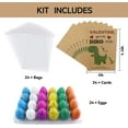 thumbnail image 3 of Valentines Day Gifts for Kids - 24 Pack Dinosaur Egg Hatching Card Bulk - Funny Dino Valentine Exchange Cards for Boys Girls Toddler School Class Classroom Party Favors (2025 New), 3 of 6