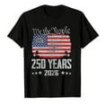 thumbnail image 5 of FUZHIQ Mens 250 Anniversary Usa Shirts Usa Flag Print Soft Breathable 4th Of July Shirt Minimalist 1776-2026 Crew Neck Tshirt, 5 of 5