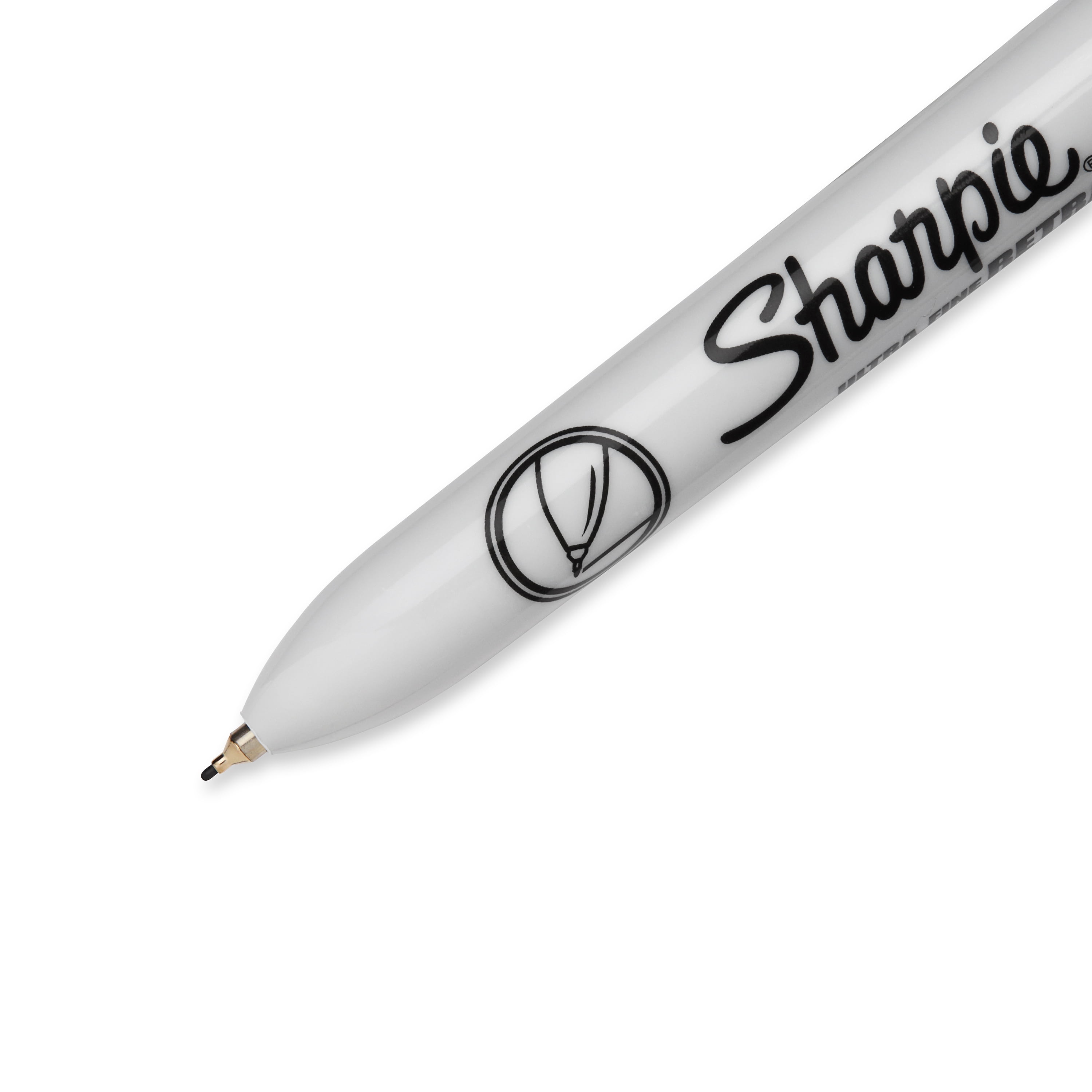 Sharpie Pen-Style Permanent Marker, Fine Tip, Black, 12/Box, #MMSHRMRKFB12