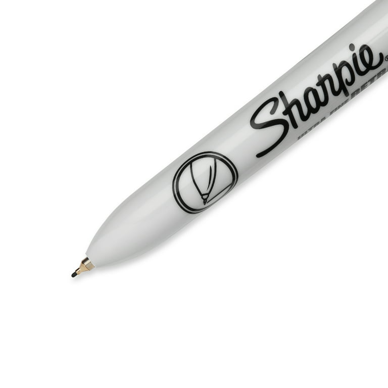 Sharpie® Black Permanent Fine-Tip Markers - Set of 12