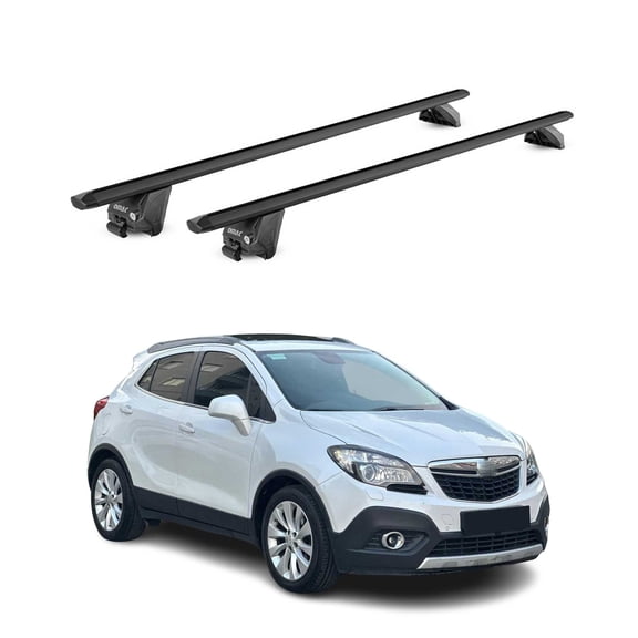 OMAC Roof Rack Cross Bars Luggage Carrier for Buick Encore 2013-2021 Alu Black 2X