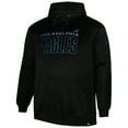 thumbnail image 2 of Men's Fanatics  Black Philadelphia Eagles Big & Tall Fleece Pullover Hoodie, 2 of 3