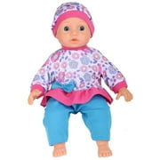 Dream Collection: My Lil Wardrobe - 14” Baby Doll - Pink-Purple-Blue-Floral - Soft Body, Extra Whale Theme Outfits, Building Blocks, Bear Toy, Kids 2+