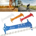 thumbnail image 2 of Ysmooiuy Road Bike Chain Gauge Measurement Ruler Portable Bicycles Chain Wear Indicators Checker Road Bike Chain Repair Tool, 2 of 10
