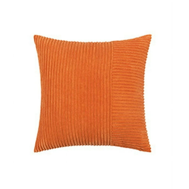 Fundas de almohada, fundas de almohada, fundas de almohada decorativas, funda de almohada de pana con empalme de estilo moderno, borde de cojín para sofá de sala de estar, cojín de cintura de color li