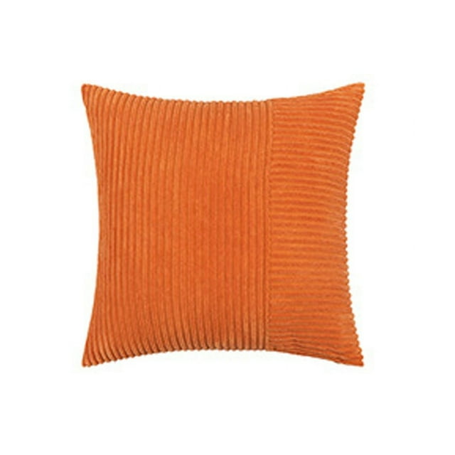 Fiudx Funda de Almohada de Pana, Decoración Moderna para Sala de Estar, Tela Suave Al Tacto, Elegante Cierre de Cremallera, Acogedor Accesorio para El Hogar, Cojín Versátil para Sofá, Tamaño 45 X 45