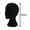 #1 Black, variant on Black Foam Female Mannequin Head, Pro-Grade Lightweight and Sturdy, High-Quality Foam Built to Last, for Hairstyle Styling Art Model Clothing Store Showroom Display