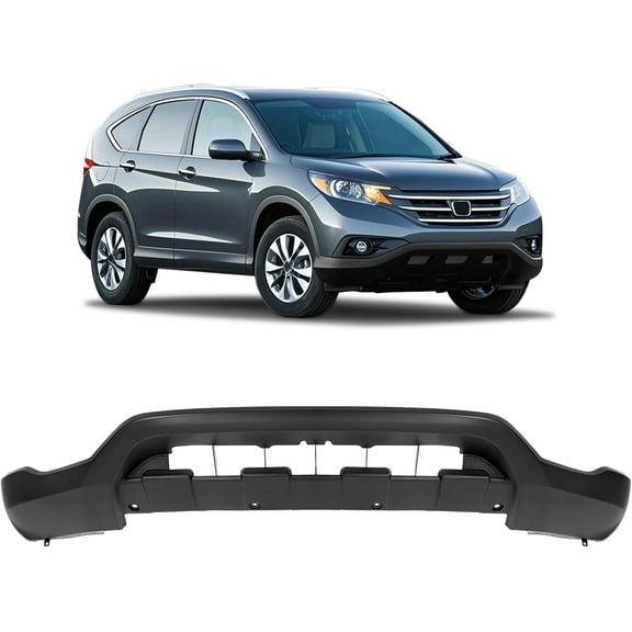 Kojem Front Lower Bumper Valance Panel for 2010-2011 Honda CR-V SE EX EX-L LX w/Air Holes Replacement for 04712SWAA92 HO1015104 Air Dam Deflector Plastic