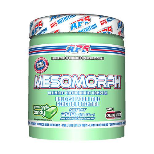 Aps Nutrition Mesomorph Ultimate Pre Workout 25 Servings Green Apple Candy Flavor Walmart Com