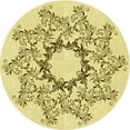 thumbnail image 1 of Ahgly Company Machine Washable Indoor Round Transitional Caramel Brown Area Rugs, 6' Round, 1 of 7