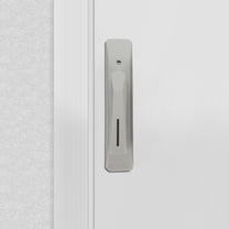 Masteelf Black Privacy Door Lever with Lock for Bedroom Interior Door Levers Keyless Reversible Square Door Locks 1 Set Rose Gold