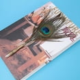 thumbnail image 1 of Pluma De Plumón De Plumas De Pavo Real De Caligrafía Vintage, Pluma De Caligrafía Con 5 Ondas, Caja De Papelería Para Escritor, 1 of 7