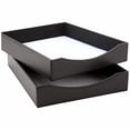 thumbnail image 3 of Realspace® Faux Leather Paper Tray, Black, 3 of 8