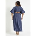 thumbnail image 2 of June & Vie Women's Plus Size -Sleeve Babydoll Maxi Dress, 2 of 4