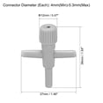 thumbnail image 2 of Aquarium Air Valve Cross Shaped 3 Way Air Pump Control Valves for Fish Tank Plastic Gray 20 Pcs, 2 of 4