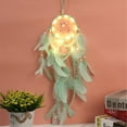 thumbnail image 2 of Leutsin Home Decoration D ream Catcher Wind Chime Hanging Sash With LED Light, 2 of 3