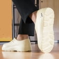 thumbnail image 6 of Waterproof Garden Clogs for Women Men EVA Slip On Mules with Arch Support Thick Bottom Non Slip Air Cushion Outdoor Home Sandals（Beige，Size 11), 6 of 7