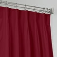 thumbnail image 2 of Rivana pinch pleat curtains for living room 100% blackout curtains for bedroom pinch pleated drapes thermal insulated (52Wx63L,1 panel, Burgundy), 2 of 7