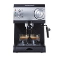 thumbnail image 1 of Hamilton Beach 40715 Cafetera Espresso, 2 Tazas, Cappuccino, Mocha y Latte, 15 Bares, Negro y Plata Hamilton Beach NA, 1 of 7