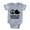 Heather Gray, variant on CafePress - FIN Peace Love Great Dane - Cute Infant Baby Football Bodysuit