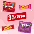 thumbnail image 4 of SKITTLES Original, SKITTLES Wild Berry & STARBURST Original and STARBURST FaveReds Fun Size - Assorted Candy Variety Pack - Candy Bulk Individually Wrapped, 20.13oz, 4 of 5