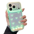 thumbnail image 1 of LED Bowknot Phone Case Light Up for Calls, Glowing Bow Design Protective Cover for iPhone Air, 16, 16 Pro, 16 Pro Max, 17, 17 Pro, 17 Pro Max, Valentines Day Gift, 1 of 8