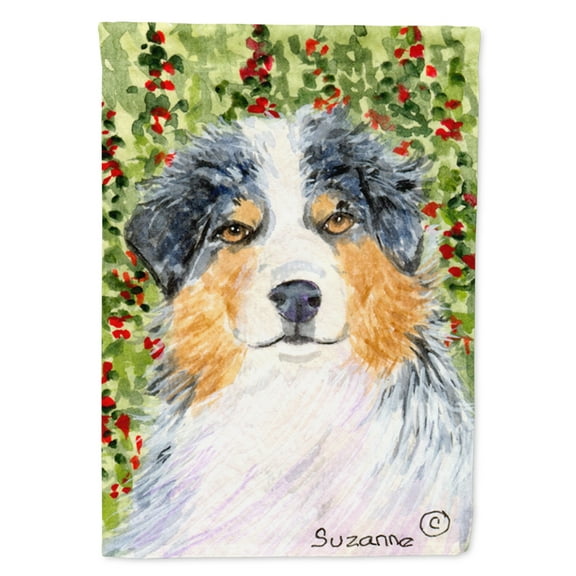 Caroline's Treasures SS8848-FLAG-PARENT Australian Shepherd Flag, , multicolor