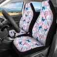 thumbnail image 3 of Pzuqiu Blue Butterfly Cherry Branch Car Seat Covers Full Set Interior, Protect, Suitable for Automotive Seats, Fit for Truck, 3 of 10