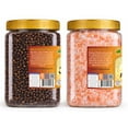 thumbnail image 2 of Rani Black Pepper Whole 16oz (1lb) 454g PET Jar & Himalayan Pink Salt Granules 32oz (2lbs) 908g PET Jar, Combo Pack, Perfect size for Grinders! ~ All Natural | Gluten Friendly | Non-GMO | Kosher, 2 of 6