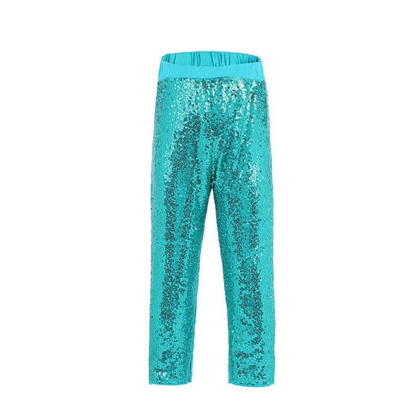 Wenchoice Turquoise Sequins Legging Pants S(1-2Y)