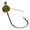 Green Pumpkin (weedless), variant on Reaction Tackle Tungsten Wacky Jig Heads (5-PACK)