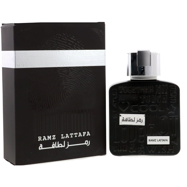 香水(男性用) Lattafa Ramz Silver + Afnan 9pm Lattafa Ramz Silver Eau De Parfum Spray for Men, 3.4 Ounce
